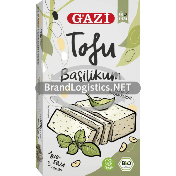 GAZi Vegan Bio-Tofu Basilikum 2×100 g