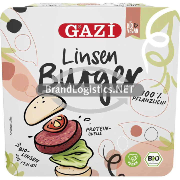 GAZi Vegan Bio Linsen Burger 150 g