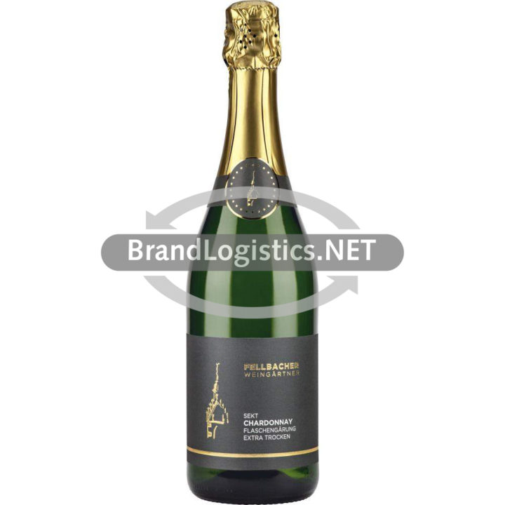 Fellbacher Weingärtner Chardonnay Sekt extra trocken 0,75 l
