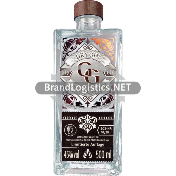 Bottwartaler Winzer Dry Gin Grossbottwar 0,5 l