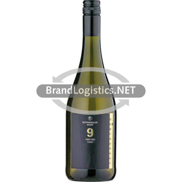 Bottwartaler Winzer 9 Pinot Gris QbA trocken 0,75 l