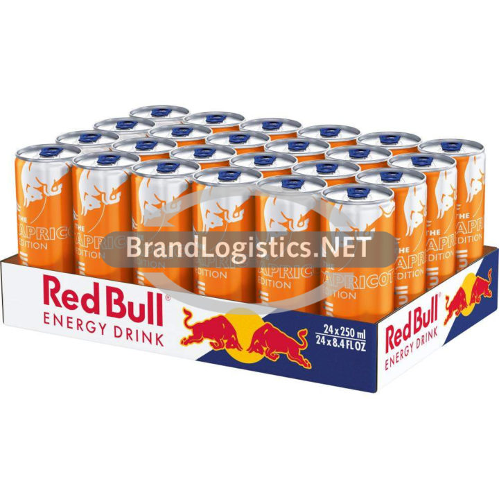 Red Bull Apricot Edition Aprikose-Erdbeere Tray 24×250 ml DPG