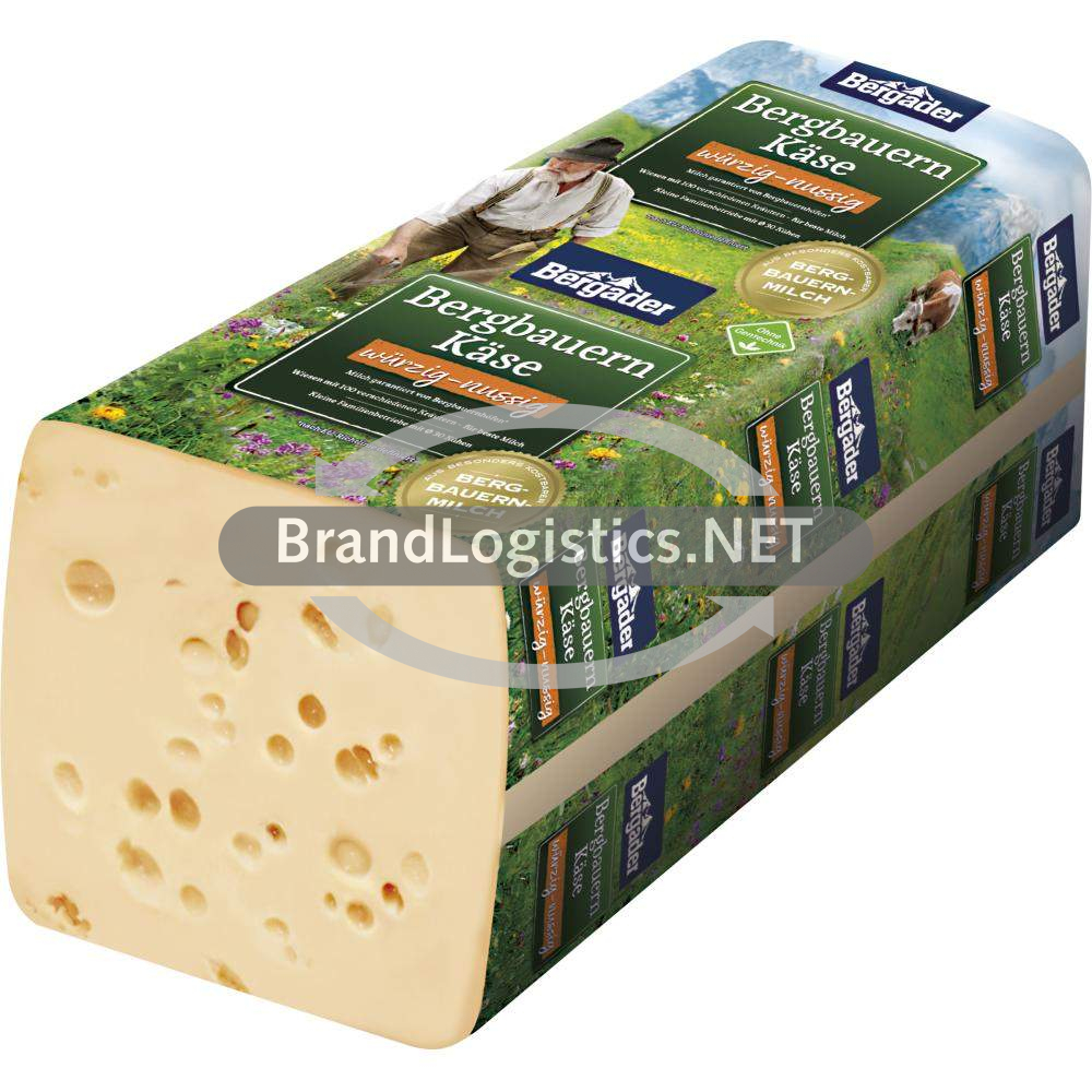 würzig-nussig ca. Käse Brot Bergader i. 2,8 kg 48% Tr. Bergbauern VLOG