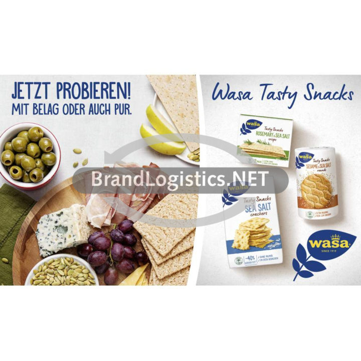 Wasa Waagengrafik Tasty Snacks zu Wurst und Käse 800×468
