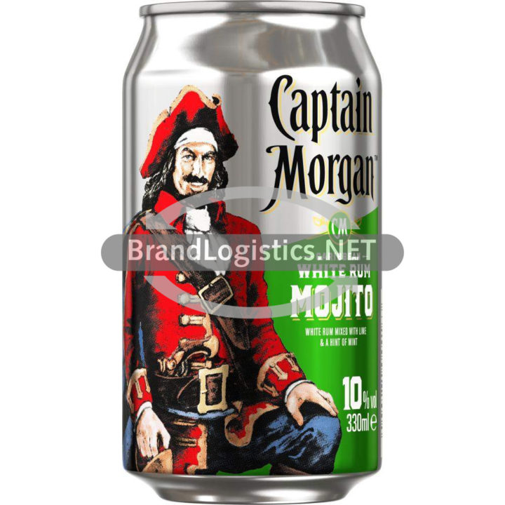 Captain Morgan White Mojito 10 % vol. 0,33 l