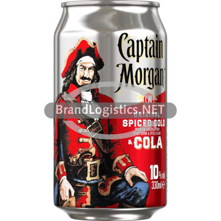 Captain Morgan Original Spiced Gold & Cola 10 % vol. 0,33 l