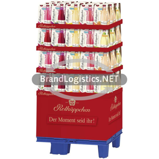 Rotkäppchen Fruchtsecco Kleinflasche Tray 5-fach Mix Display 60x4x0,2 l