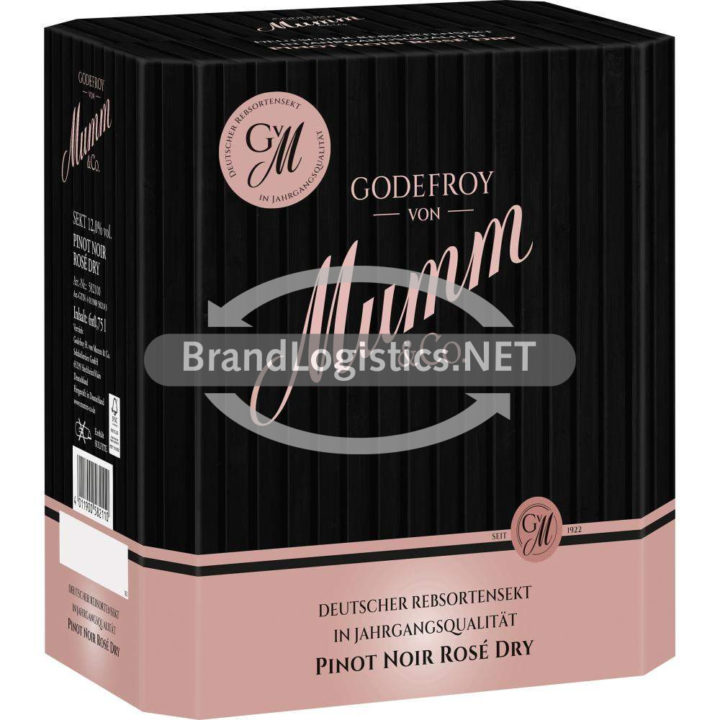 Godefroy von Mumm Pinot Noir Rosé Dry Karton 6×0,75 l