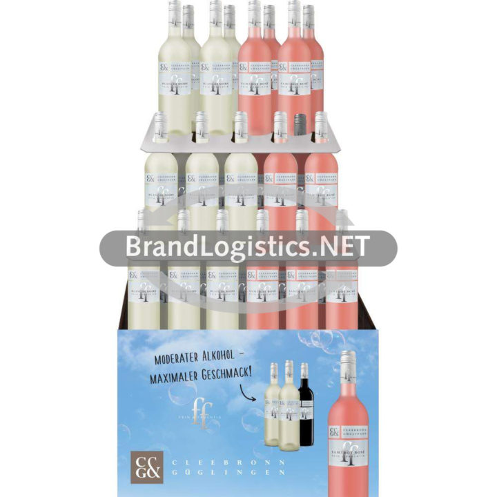 Weingärtner Cleebronn & Güglingen Samtrot Rosé f&f/Blanc de Noirs f&f je 48 Flaschen 0,75 Liter