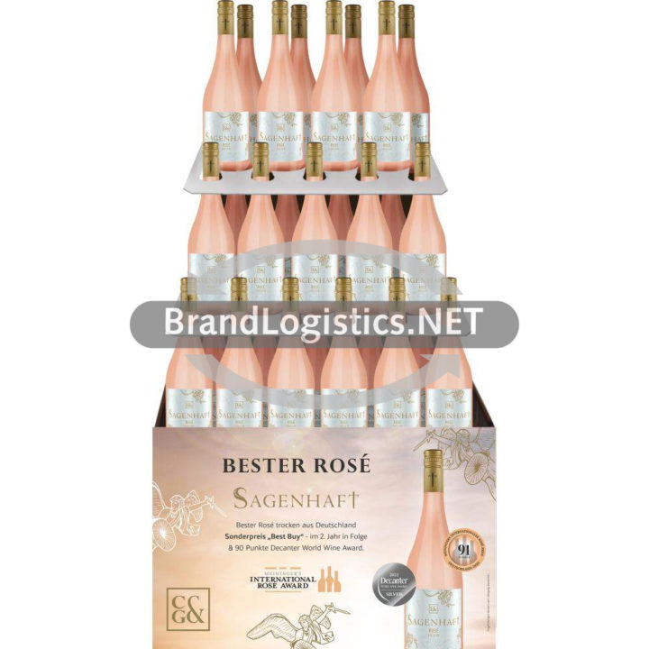 Weingärtner Cleebronn & Güglingen Sagenhaft Rosé trocken 72 Flaschen 0,75 Liter