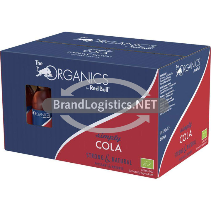 Red Bull Organics Simply Cola Glasflasche Karton 24×250 ml