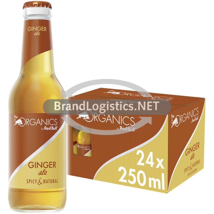 Red Bull Organics Ginger Ale Glasflasche Karton 24×250 ml E-Commerce