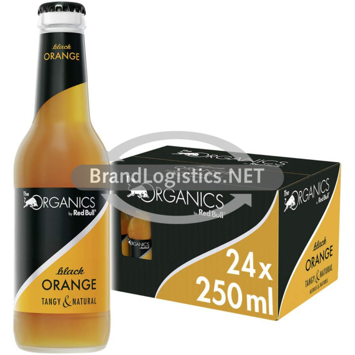 Red Bull Organics Black Orange Glasflasche Karton 24×250 ml E-Commerce