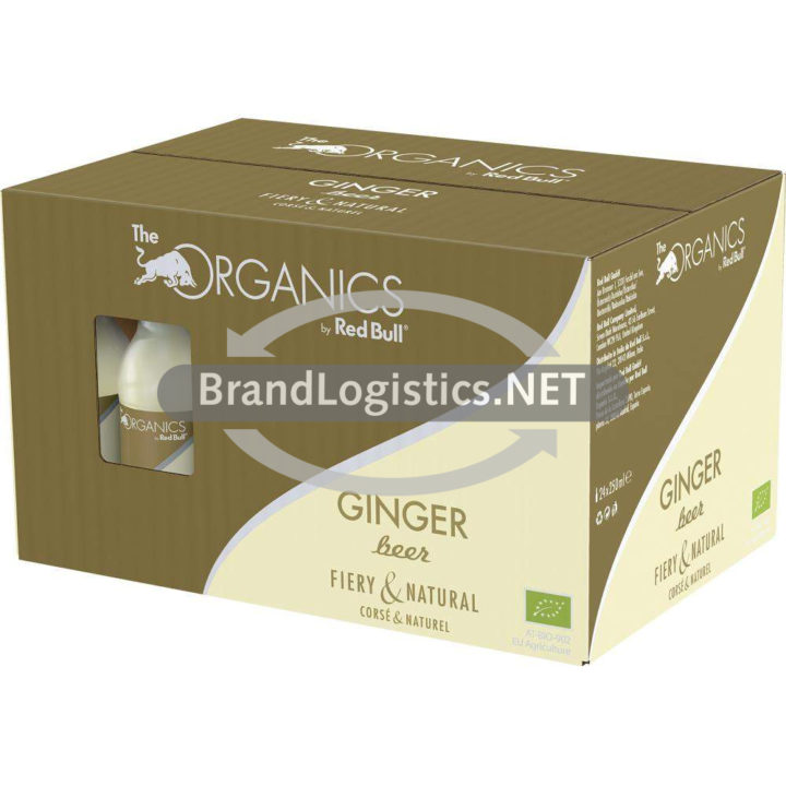 Red Bull Organics Ginger Beer Glasflasche Karton 24×250 ml