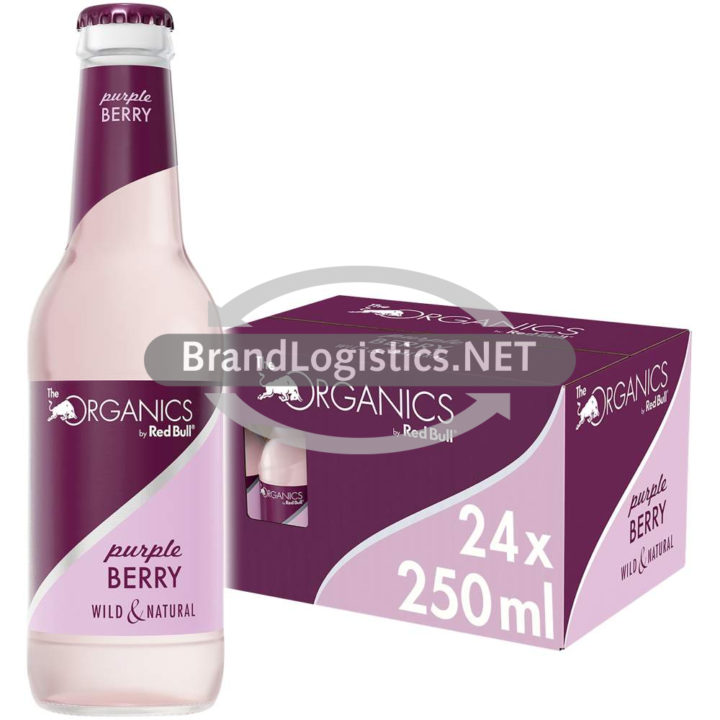 Red Bull Organics Purple Berry Glasflasche Karton 24×250 ml E-Commerce