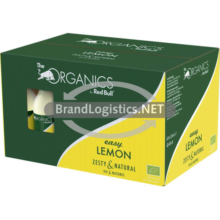 Red Bull Organics Easy Lemon Glasflasche Karton 24×250 ml