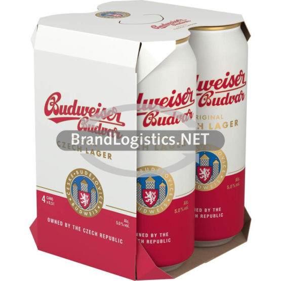 Budweiser Budvar Premium Lager 5% vol. 6x4x0,5 l