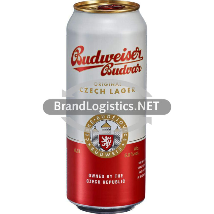 Budweiser Budvar Premium Lager 5% vol. DPG 0,5 l