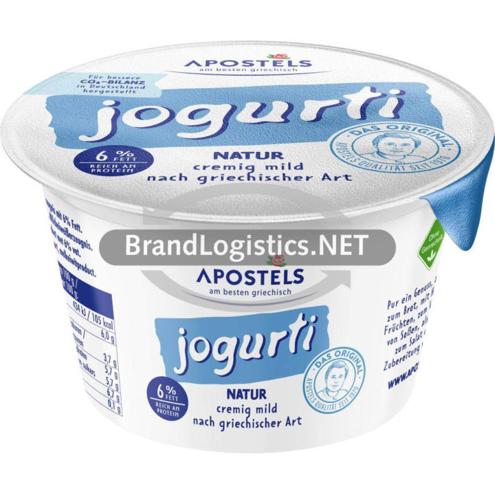 Apostels Jogurti Natur 6% Fett 150 g
