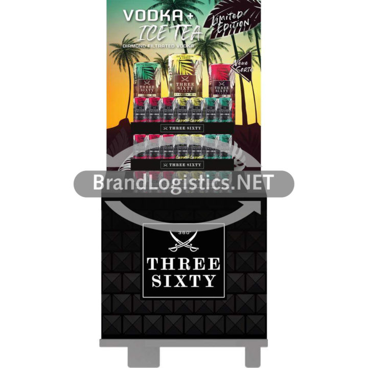 Three Sixty Vodka + Ice Tea 3-fach 126 x 0,33 l DPG DP Limited Edition