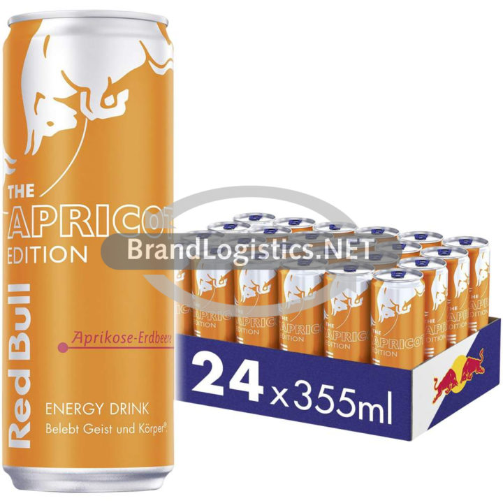Red Bull Apricot Edition Aprikose-Erdbeere Tray 24×355 ml DPG E-Commerce