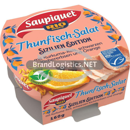 Saupiquet Rio Mare Thunfisch-Salat Sizilien Edition MSC 160 g