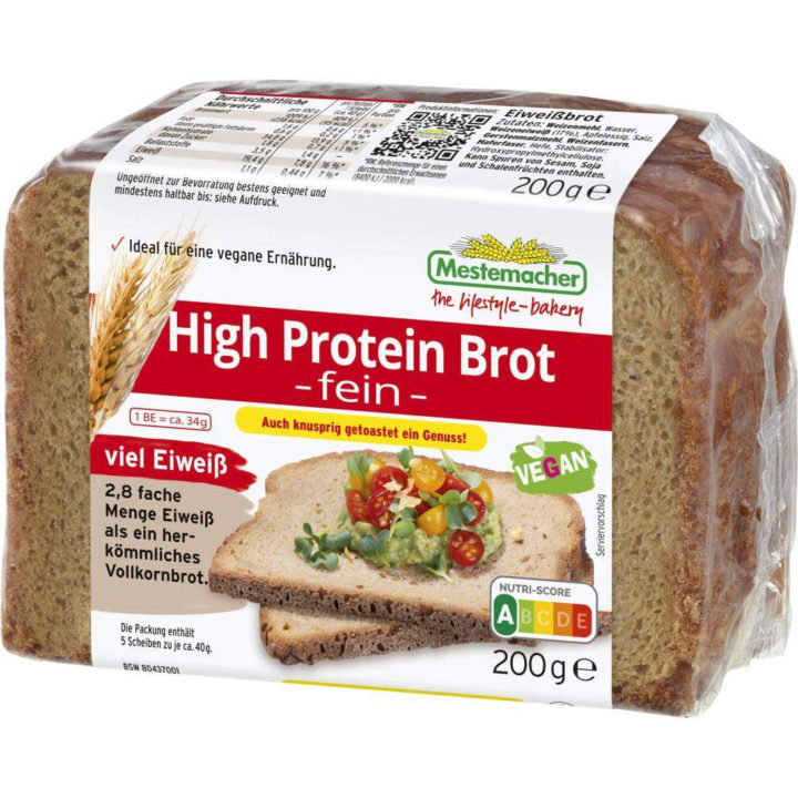 Mestemacher High Protein Brot fein 200 g