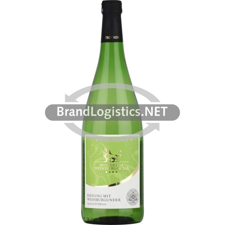 Winzer vom Weinsberger Tal Riesling mit Weissburgunder QbA trocken 1 l